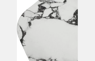 Кухонный стол Vicenza 220, Bulgari White, керамика, белый