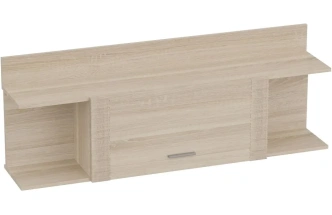 Полка закрытая Элана, навесная, дуб сонома