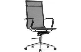 Компьютерное кресло Reus new, черная сетка / хром