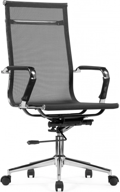 Компьютерное кресло Reus new, черная сетка / хром