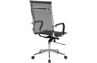 Компьютерное кресло Reus new, черная сетка / хром