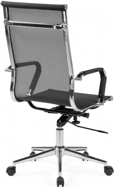 Компьютерное кресло Reus new, черная сетка / хром