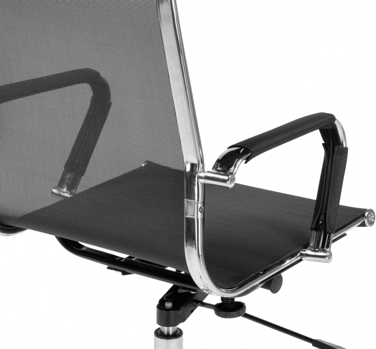 Компьютерное кресло Reus new, черная сетка / хром