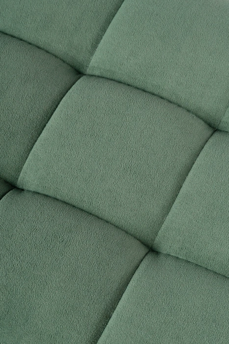 Барный табурет Лофт, микровелюр катания изумруд / черный матовый