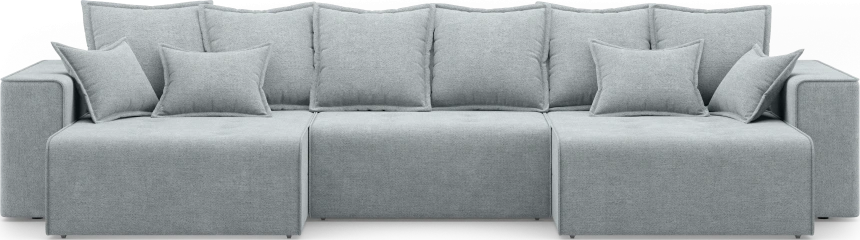 Диван П-образный трехместный Венте, модель 035, Danco 995 (серый)