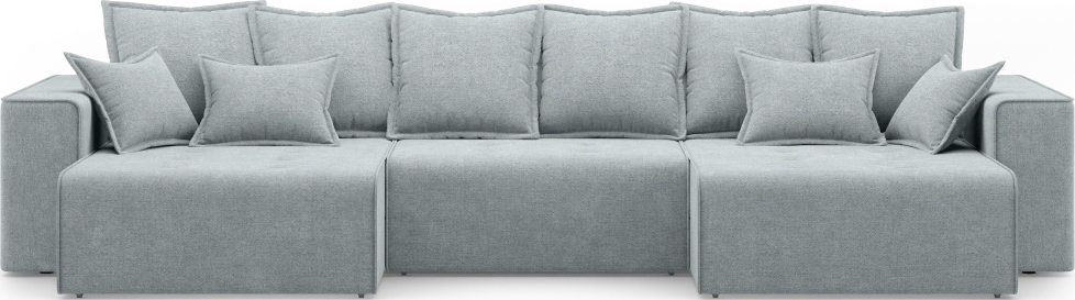 Диван П-образный трехместный Венте, модель 035, Danco 995 (серый)