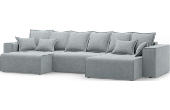 Диван П-образный трехместный Венте, модель 035, Danco 995 (серый)