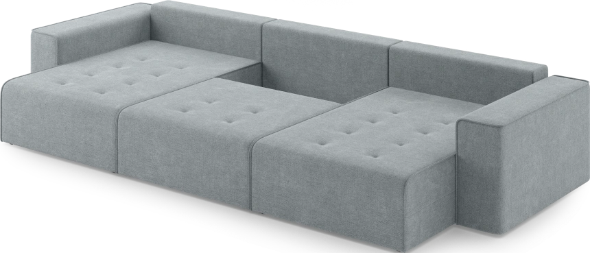 Диван П-образный трехместный Венте, модель 035, Danco 995 (серый)
