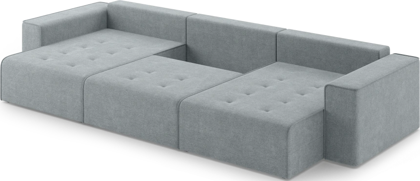 Диван П-образный трехместный Венте, модель 035, Danco 995 (серый)