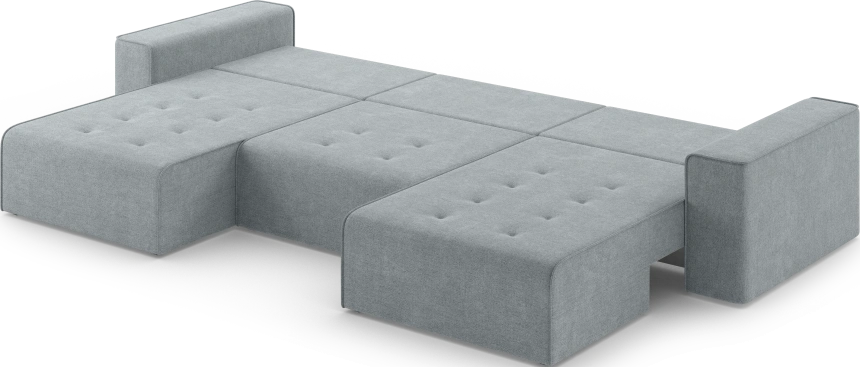 Диван П-образный трехместный Венте, модель 035, Danco 995 (серый)
