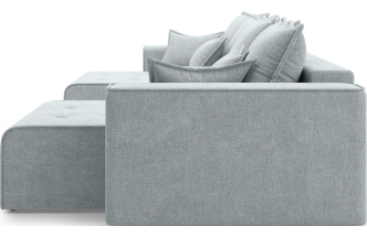Диван П-образный трехместный Венте, модель 035, Danco 995 (серый)