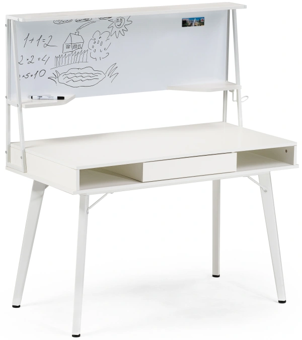 Компьютерный стол Ivor, белый