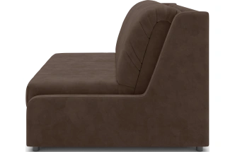 Диван прямой Ричмонд 140, модель 069, без подлокотников, Шоколадный (Ultra Chocolate)