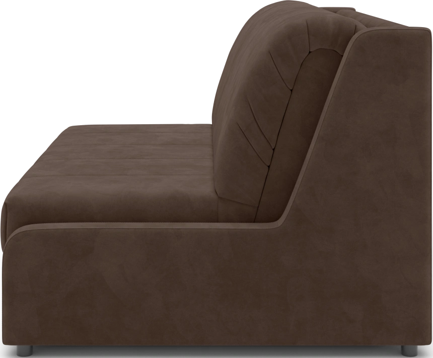 Диван прямой Ричмонд 140, модель 069, без подлокотников, Шоколадный (Ultra Chocolate)