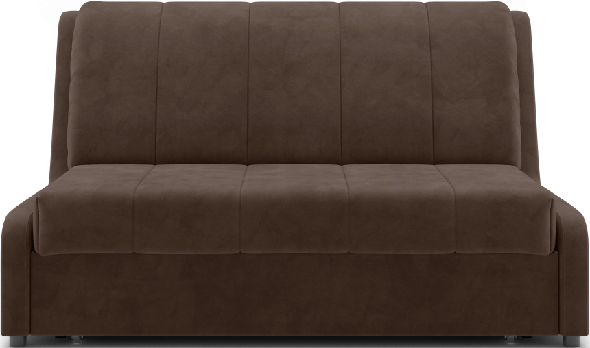 Диван прямой Ричмонд 140, модель 069, без подлокотников, Шоколадный (Ultra Chocolate)