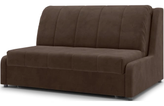 Диван прямой Ричмонд 140, модель 069, без подлокотников, Шоколадный (Ultra Chocolate)