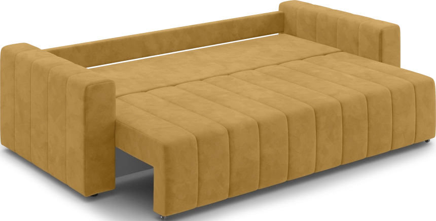 ​Диван прямой Мейлон, модель 047, Ultra Mustard (горчичный)