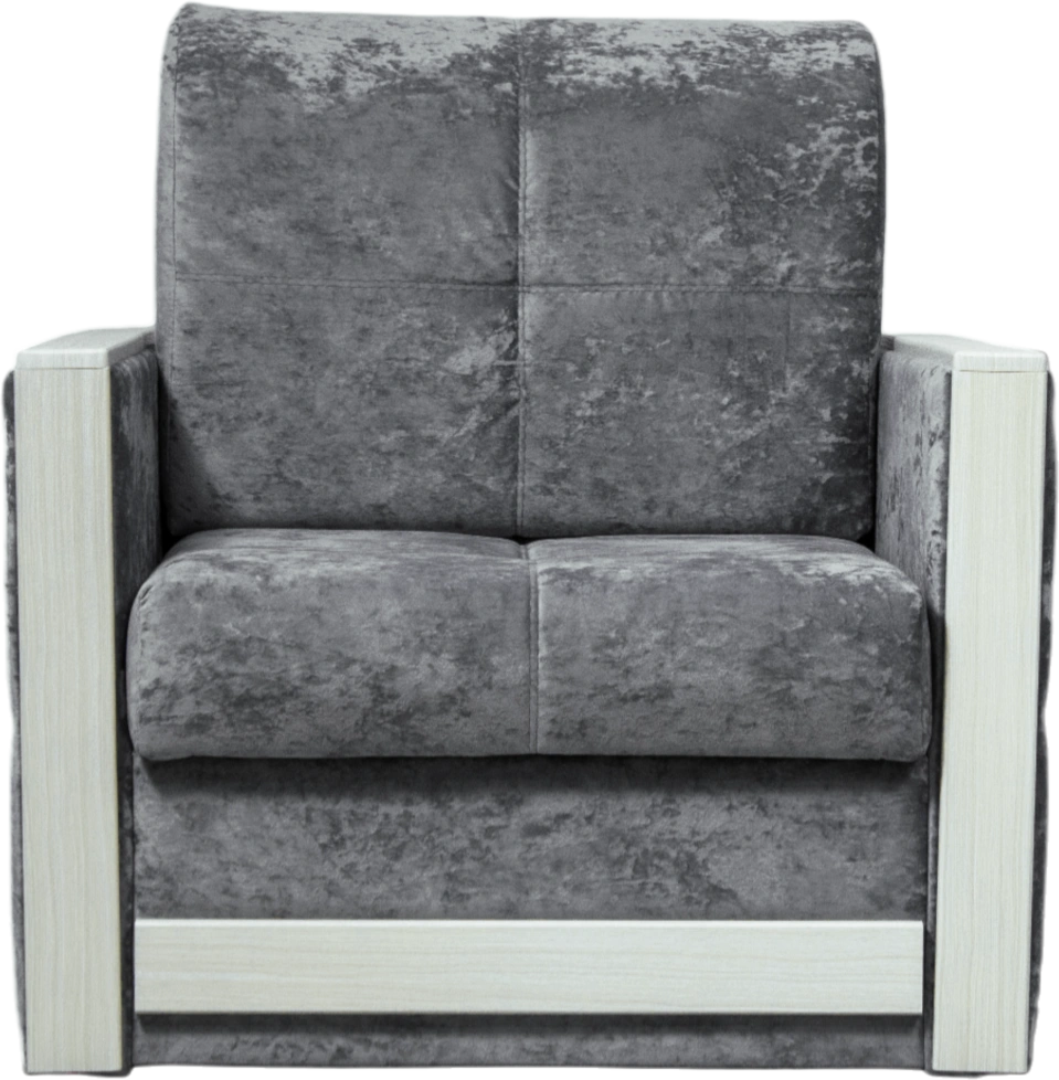 Кресло-кровать Адель 2, Краш 42, Рамух белый