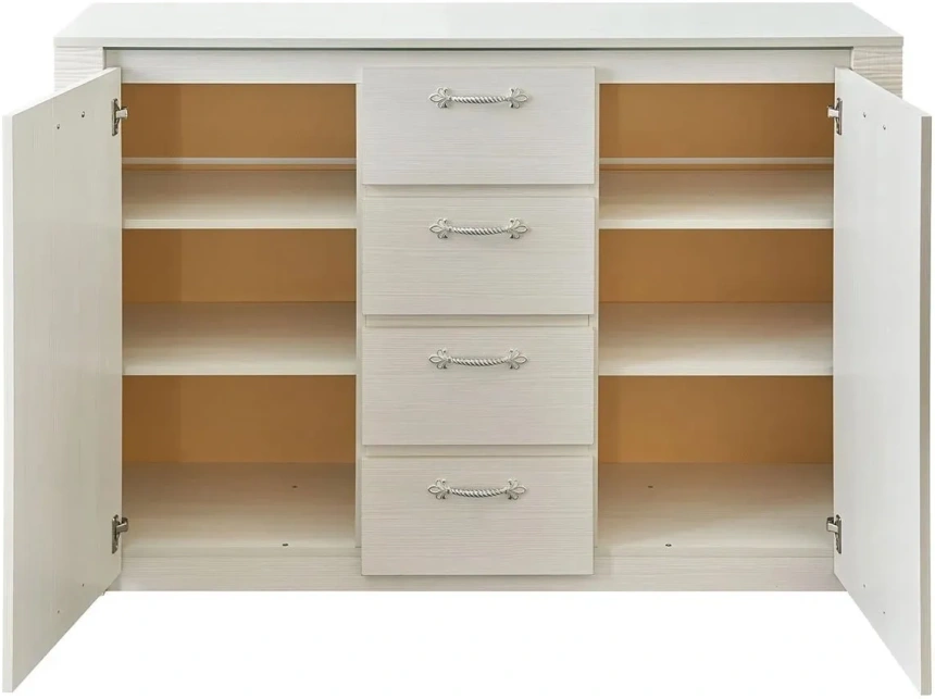 Комод 1395 Элана, большой, бодега белая