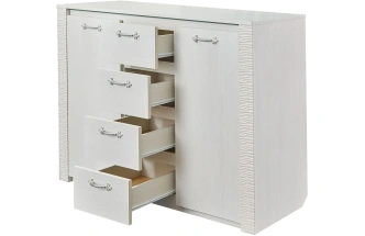 Комод 1395 Элана, большой, бодега белая