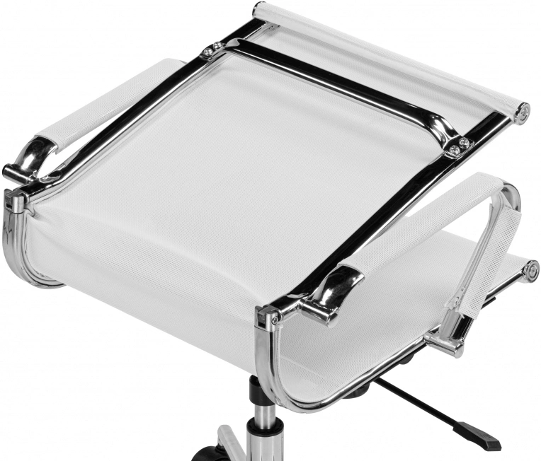 Компьютерное кресло Reus new, белая сетка / хром