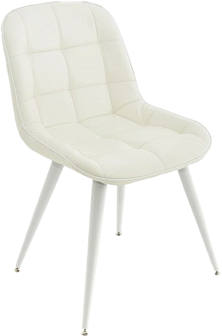 Стул Прованс, мягкий, батлер 08, экокожа, каркас белый