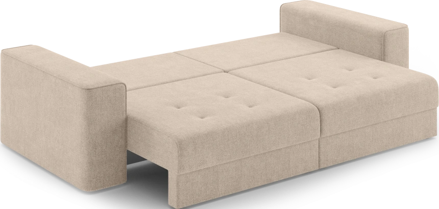 Диван прямой двухместный Конте, модель 036, Danco 130 (бежевый)