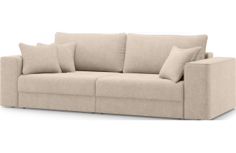 Диван прямой двухместный Конте, модель 036, Danco 130 (бежевый)