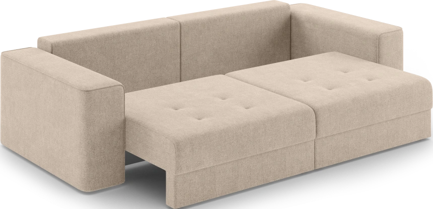 Диван прямой двухместный Конте, модель 036, Danco 130 (бежевый)