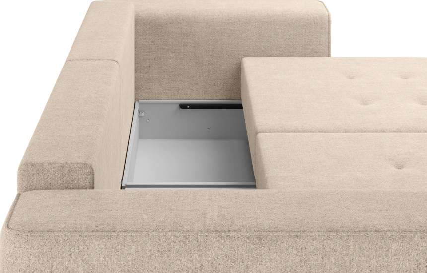 Диван прямой двухместный Конте, модель 036, Danco 130 (бежевый)