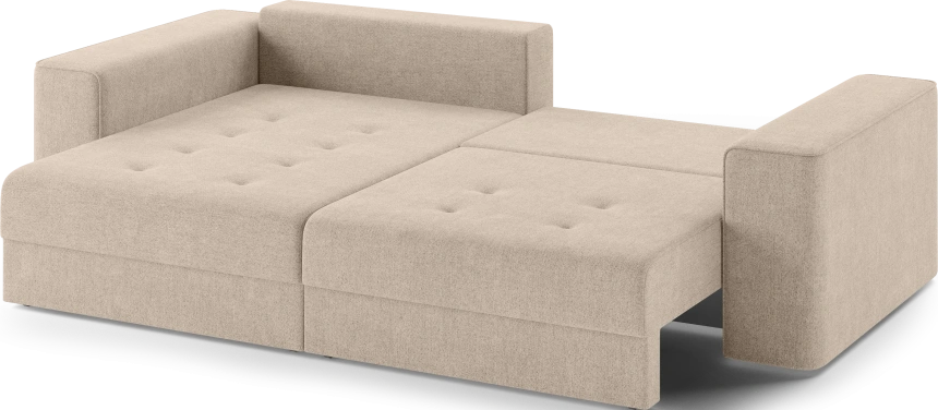 Диван угловой двухместный Конте, модель 036, Danco 130 (бежевый)