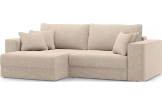 Диван угловой двухместный Конте, модель 036, Danco 130 (бежевый)