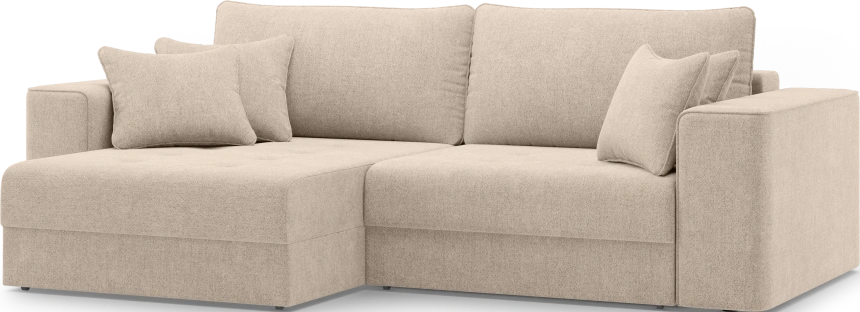 Диван угловой двухместный Конте, модель 036, Danco 130 (бежевый)