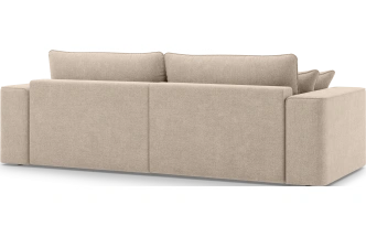 Диван угловой двухместный Конте, модель 036, Danco 130 (бежевый)