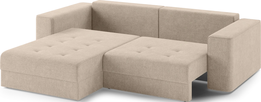Диван угловой двухместный Конте, модель 036, Danco 130 (бежевый)