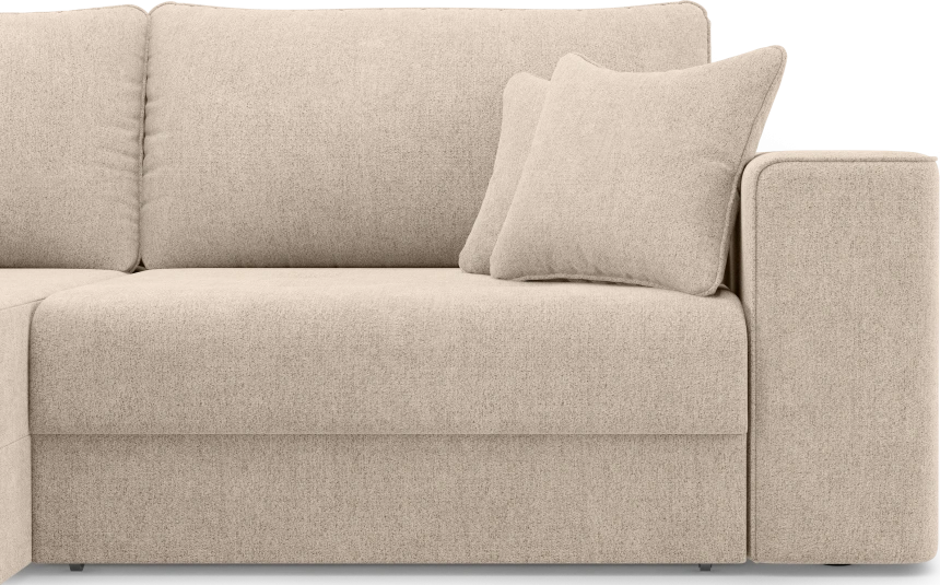 Диван угловой двухместный Конте, модель 036, Danco 130 (бежевый)