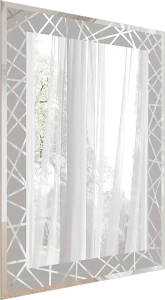 Зеркало Z-03, настенное, фацет, пескоструйная обработка