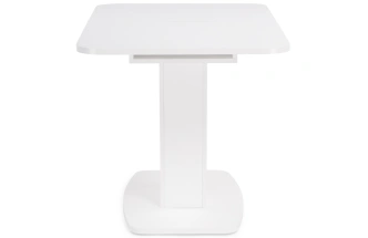 Кухонный раздвижной стол Токио-28, 120(152)х75х75, белый