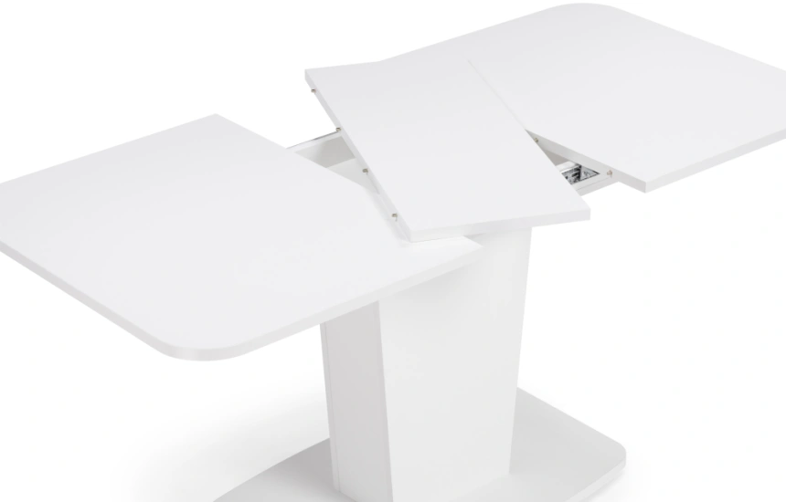 Кухонный раздвижной стол Токио-28, 120(152)х75х75, белый