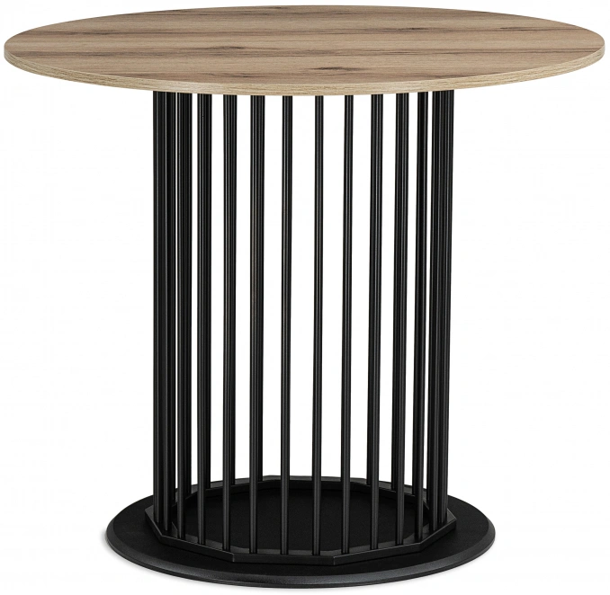 Кухонный стол Берту, делано / черный