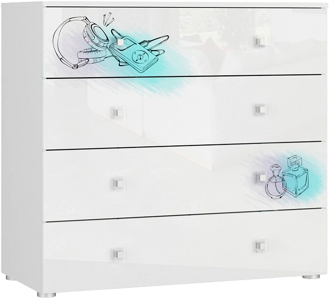 Комод детский Модерн - Стиль, белый