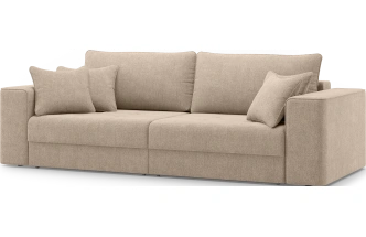 Диван прямой двухместный Конте, модель 036, Danco 290 (коричневый)