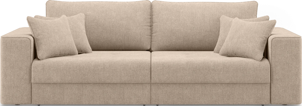 Диван прямой двухместный Конте, модель 036, Danco 290 (коричневый)