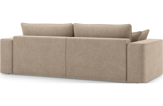 Диван прямой двухместный Конте, модель 036, Danco 290 (коричневый)