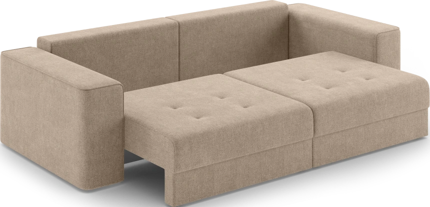 Диван прямой двухместный Конте, модель 036, Danco 290 (коричневый)