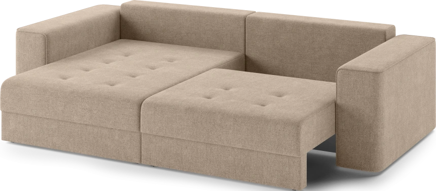 Диван угловой двухместный Конте, модель 036, Danco 290 (коричневый)