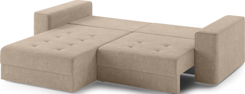 Диван угловой двухместный Конте, модель 036, Danco 290 (коричневый)