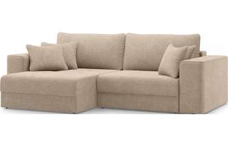 Диван угловой двухместный Конте, модель 036, Danco 290 (коричневый)