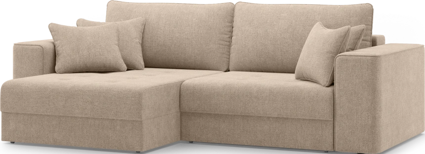 Диван угловой двухместный Конте, модель 036, Danco 290 (коричневый)