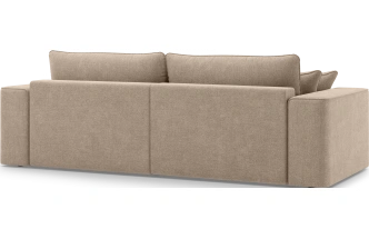 Диван угловой двухместный Конте, модель 036, Danco 290 (коричневый)